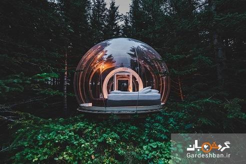 هتل حبابی ایسلند؛ خوابیدن زیر نور ستاره ها