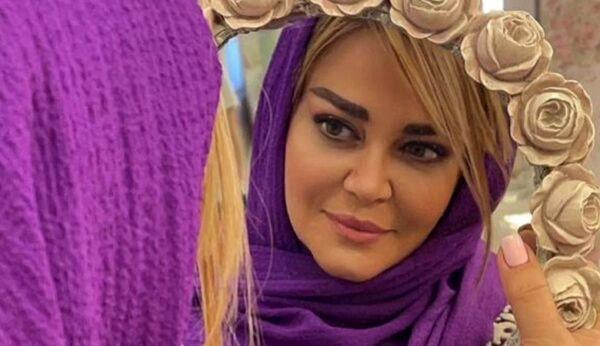 عکس خانم بازیگر معروف در کنار همسرش